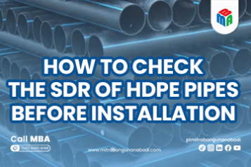 How to Check the SDR of HDPE Pipes Before Installation