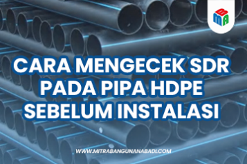 How to Check the SDR of HDPE Pipes Before Installation